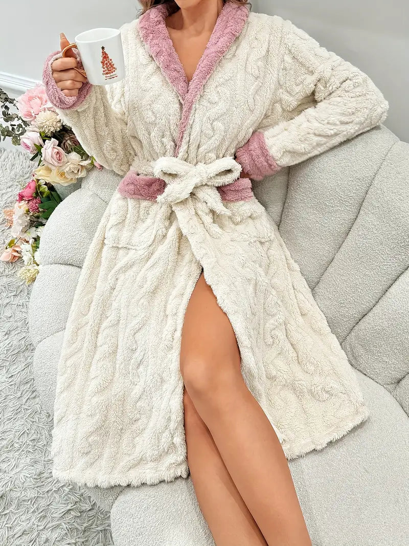 doux peignoir polaire