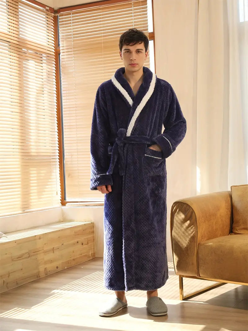 peignoir hivernal confortable