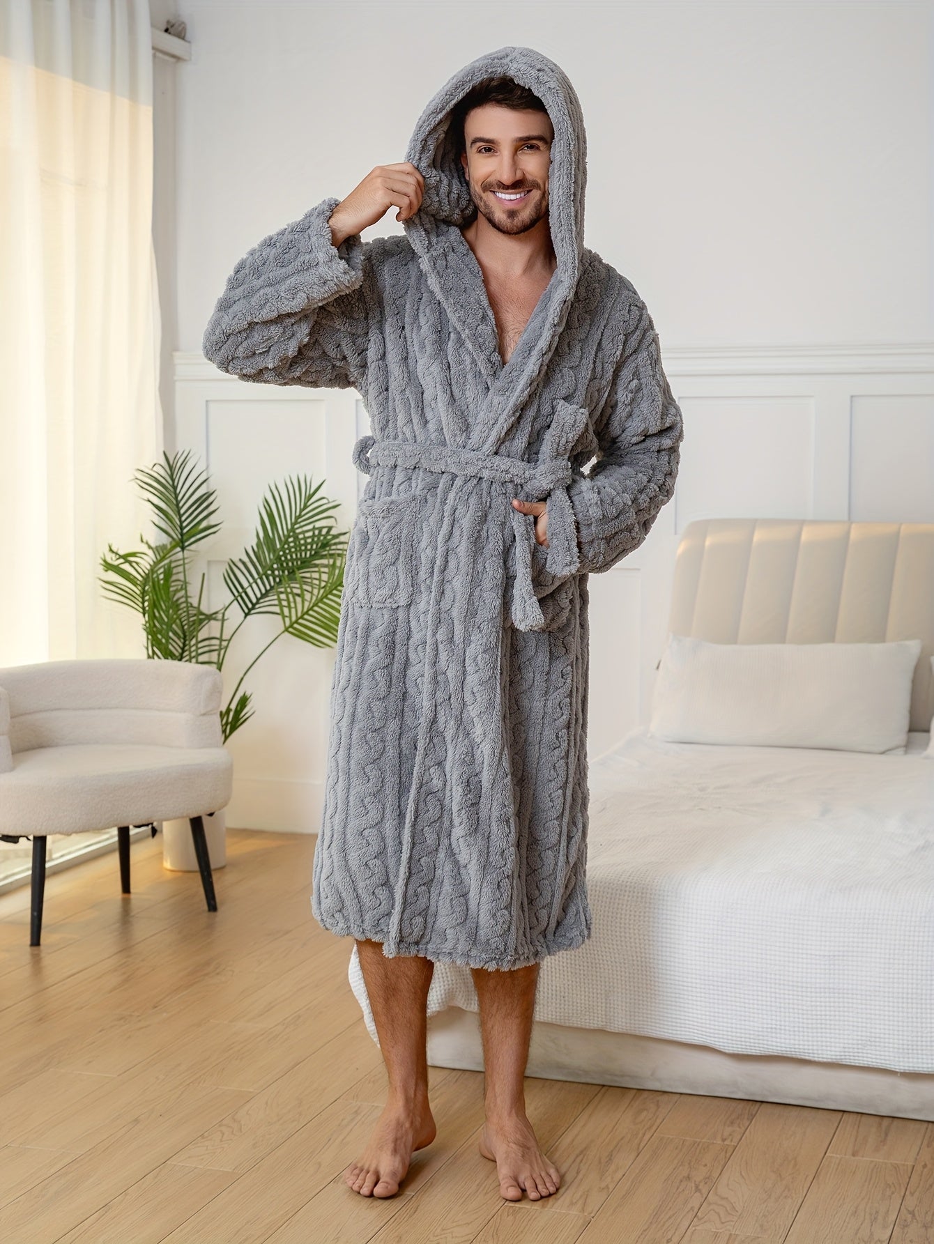 peignoir homme sophistiqué