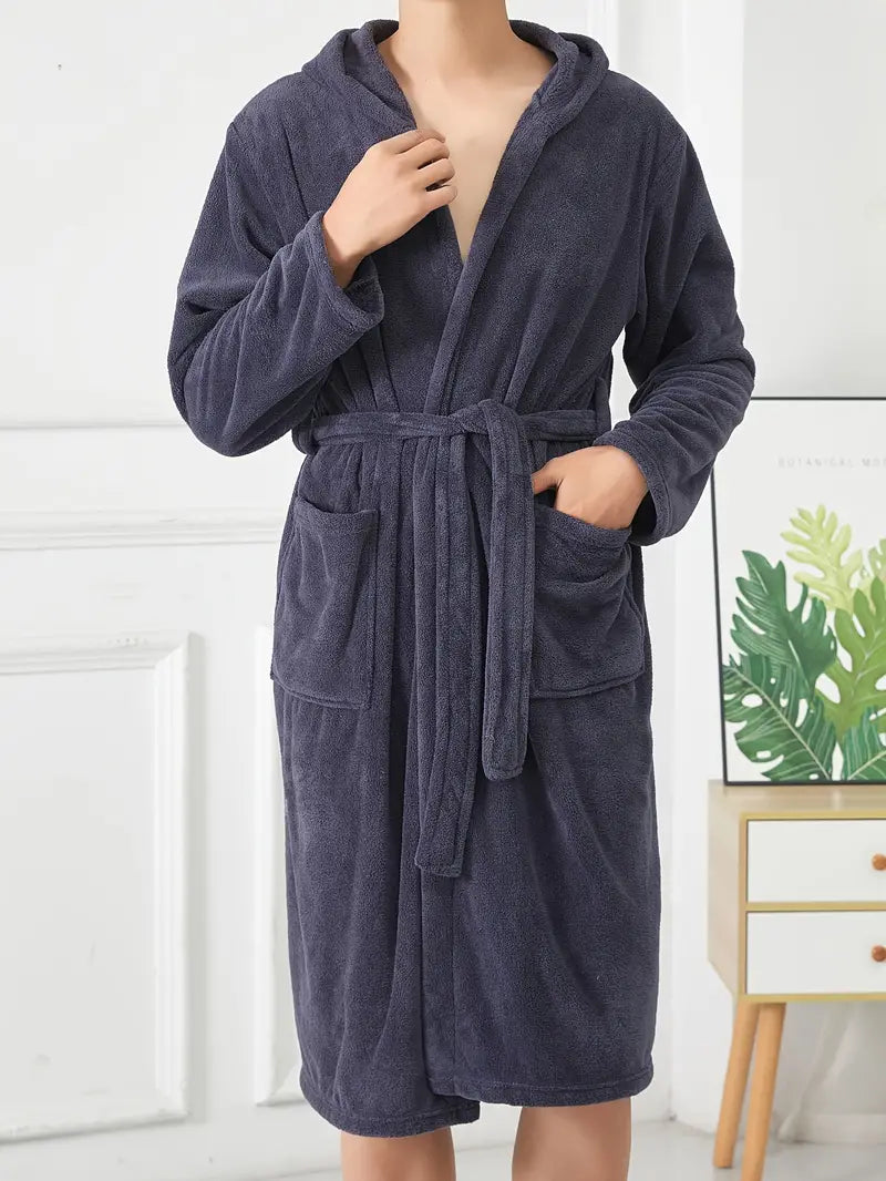 peignoir de bain chaud