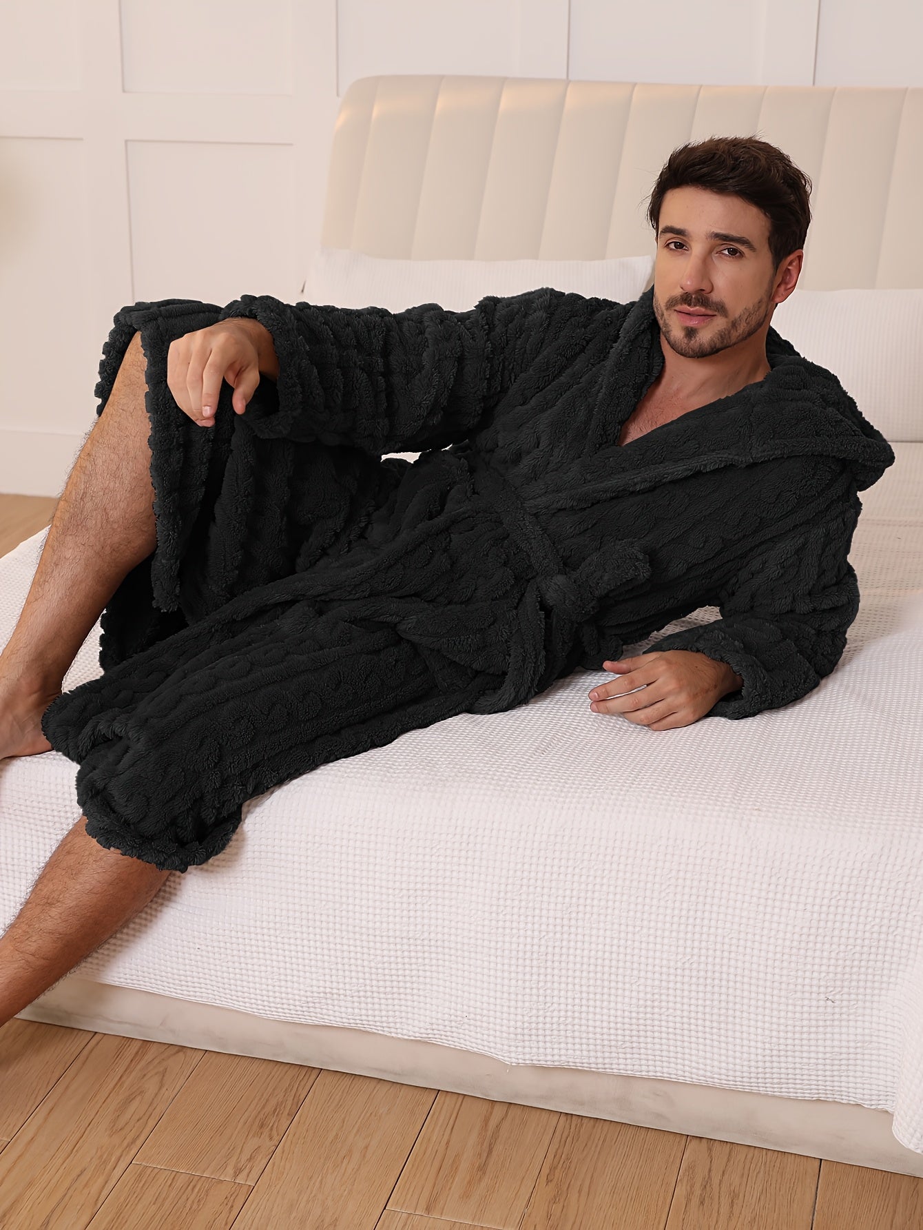 peignoir homme confort
