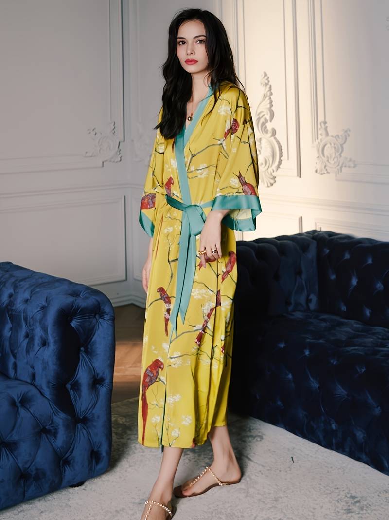 élégant peignoir kimono