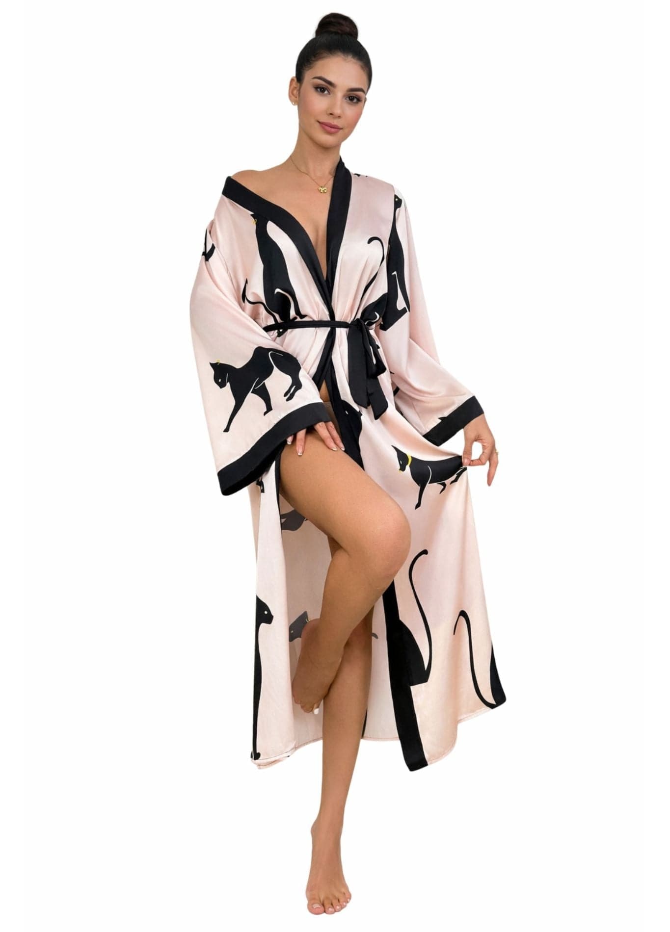 peignoir luxe élégance