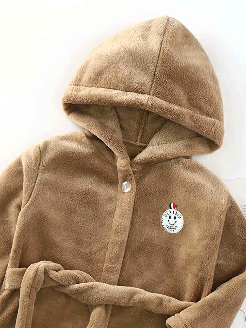 peignoir doux enfant
