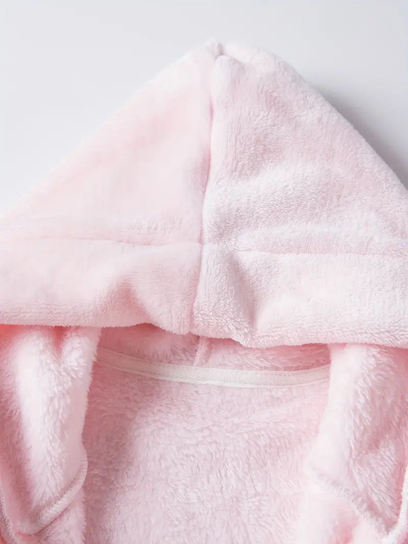 robe de chambre fille rose