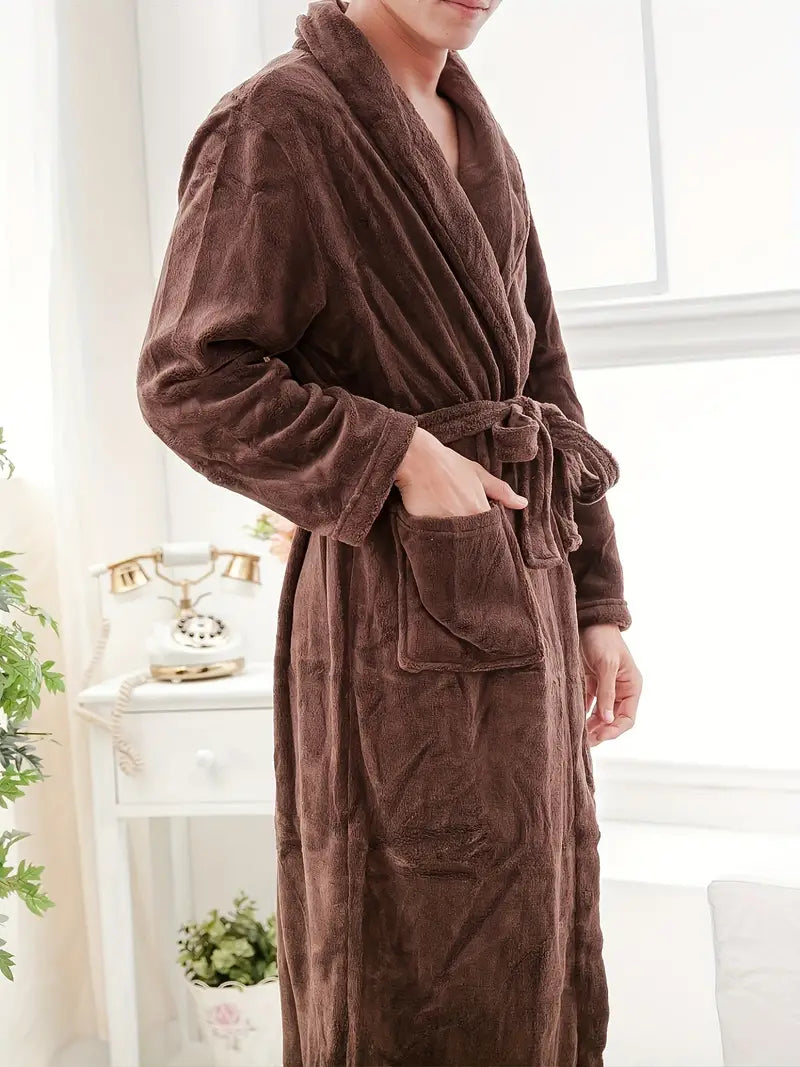peignoir moelleux polaire