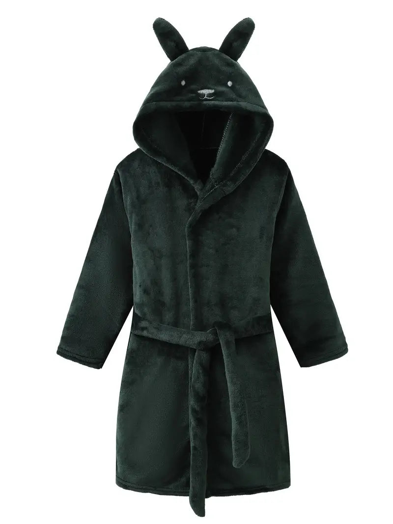 peignoir polaire enfant lapin