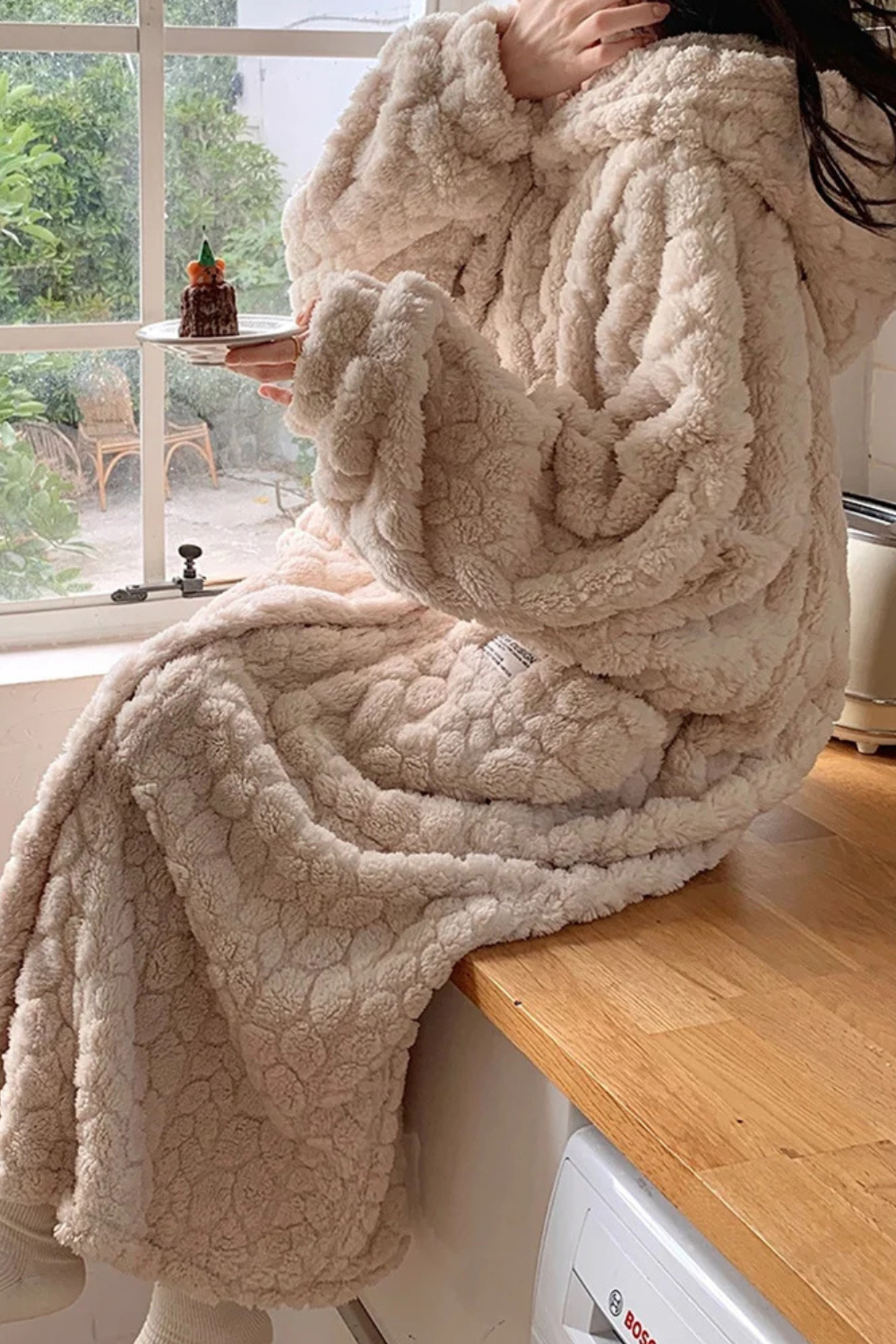 élégant peignoir de femme