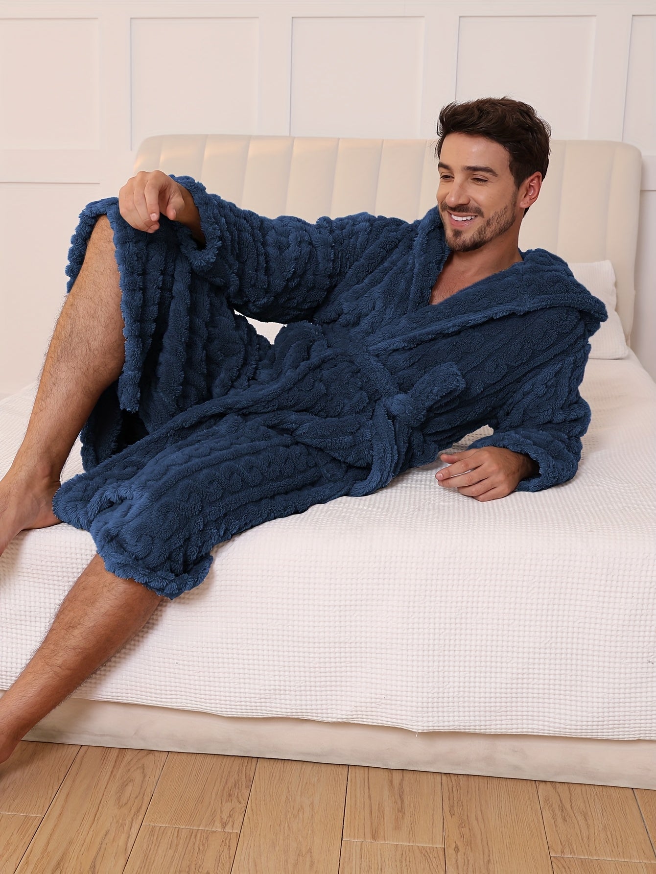peignoir élégant homme