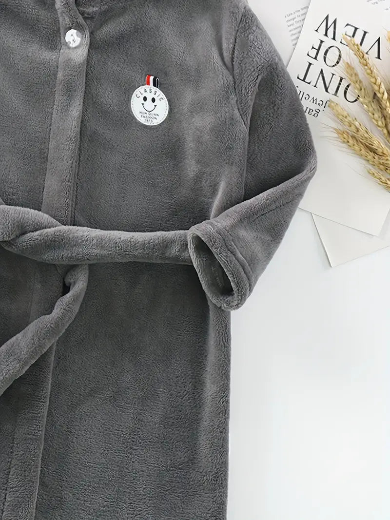 peignoir enfant chaud