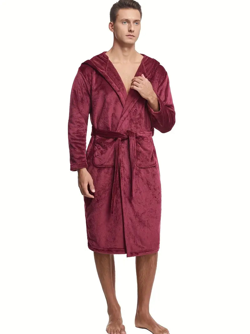 peignoir homme polaire