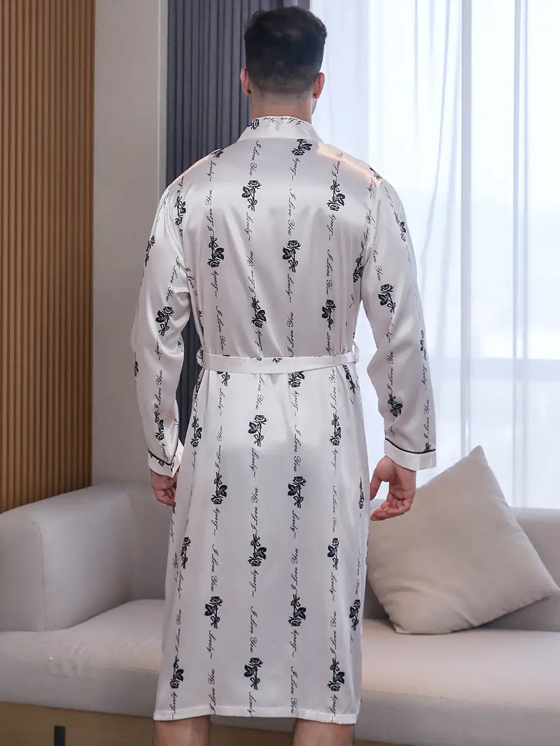 peignoir de luxe en satin