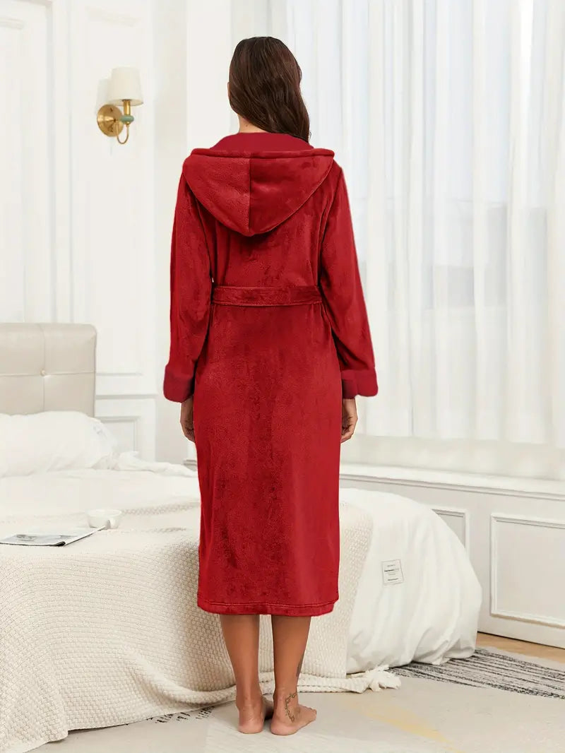peignoir femme polaire