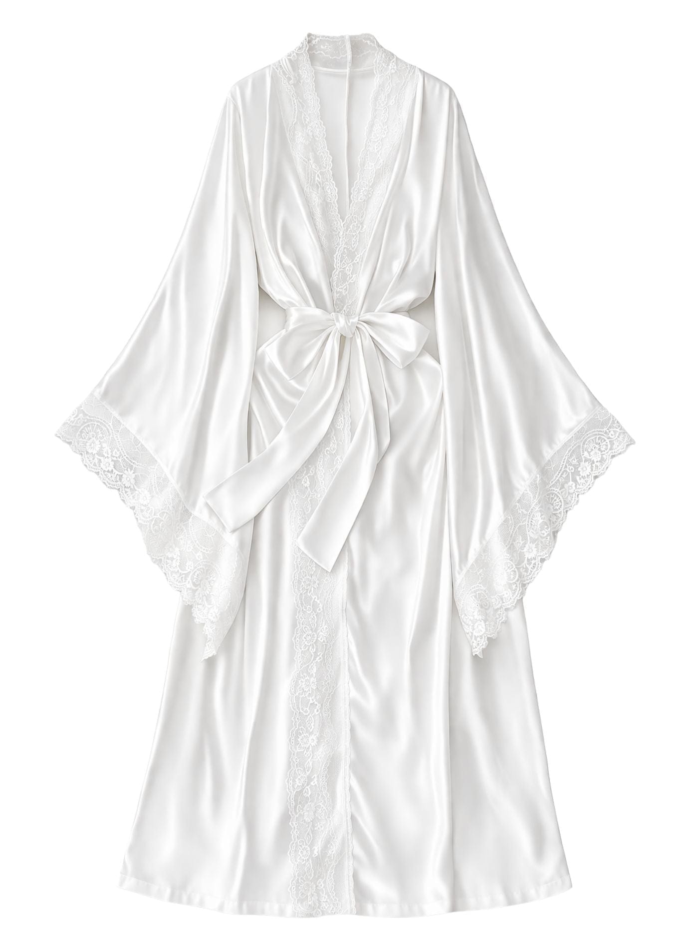 peignoir mariée satin