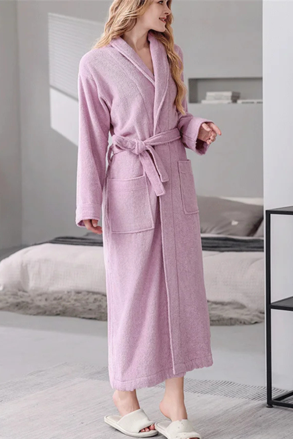 luxueux peignoir large