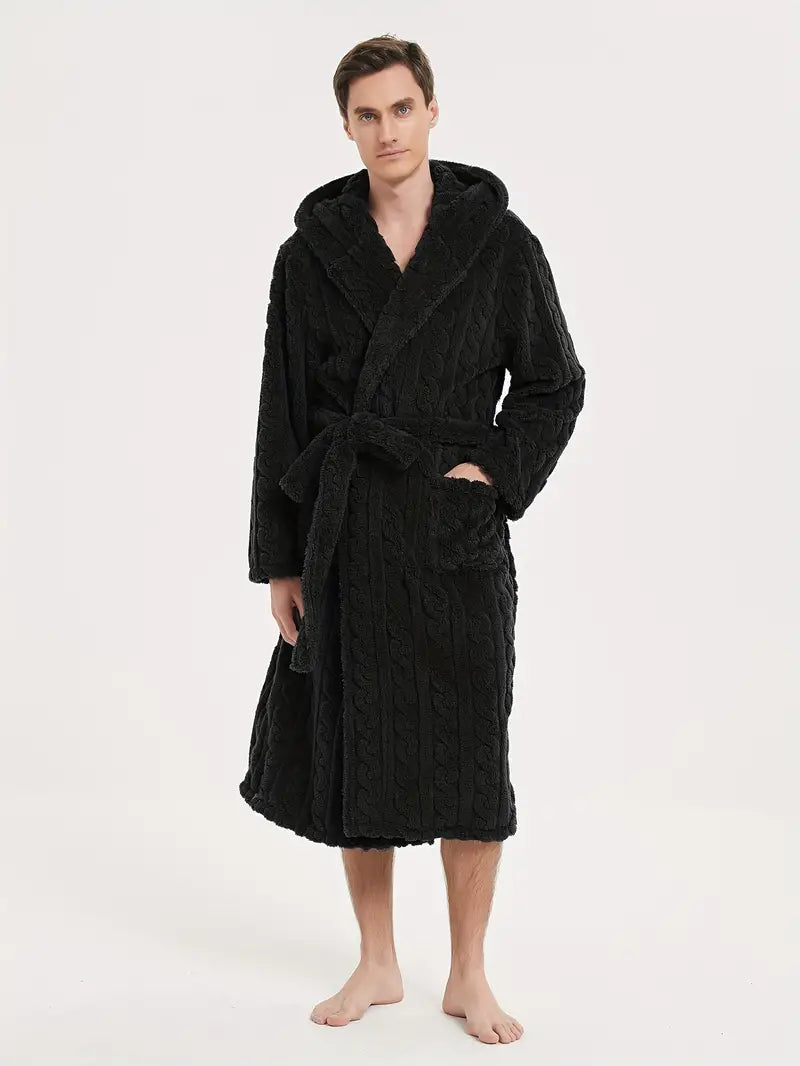 peignoir confortable capuche