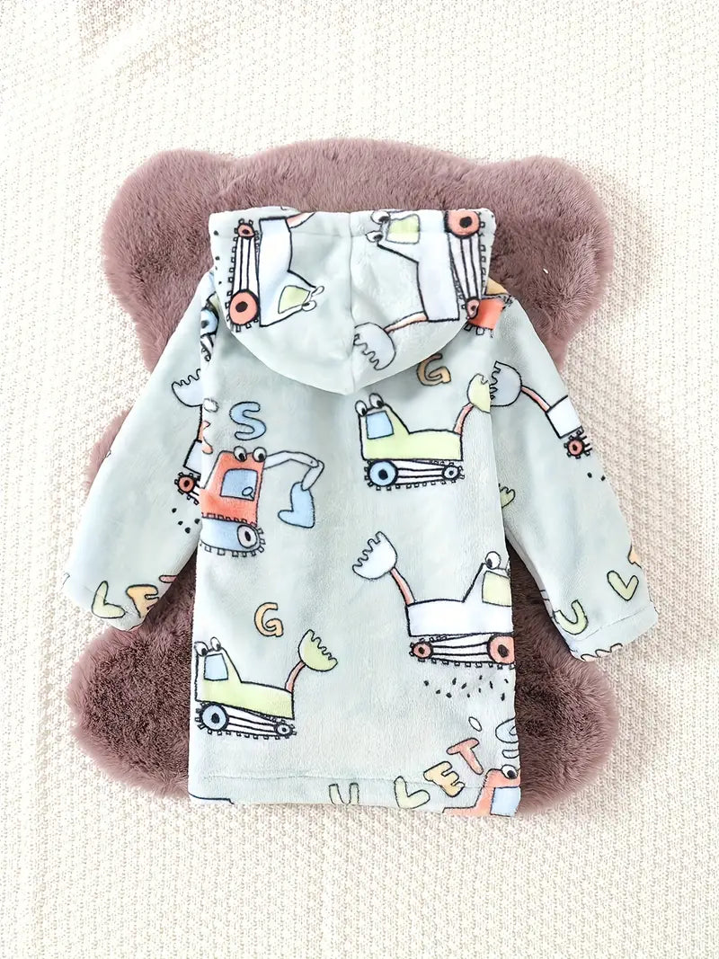 Peignoir enfant avec capuche