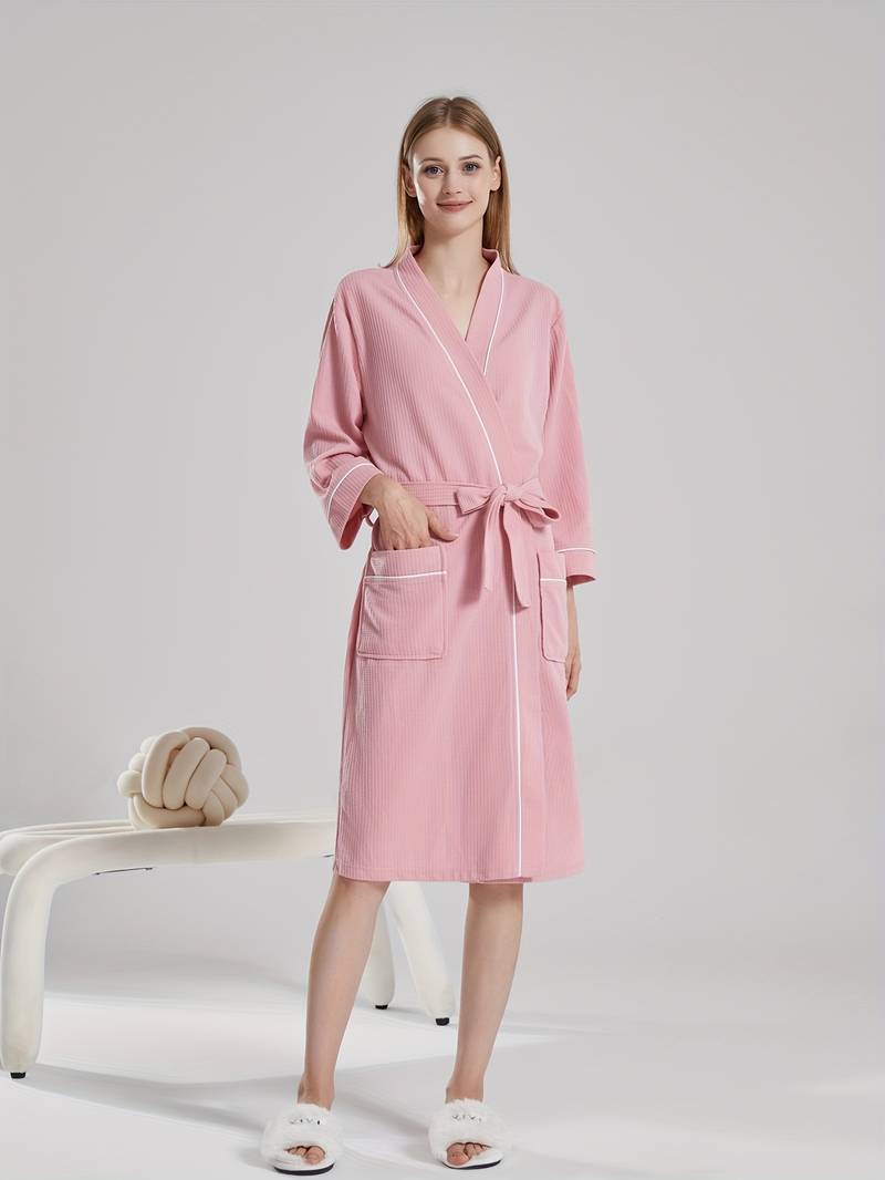 élégant peignoir de bain
