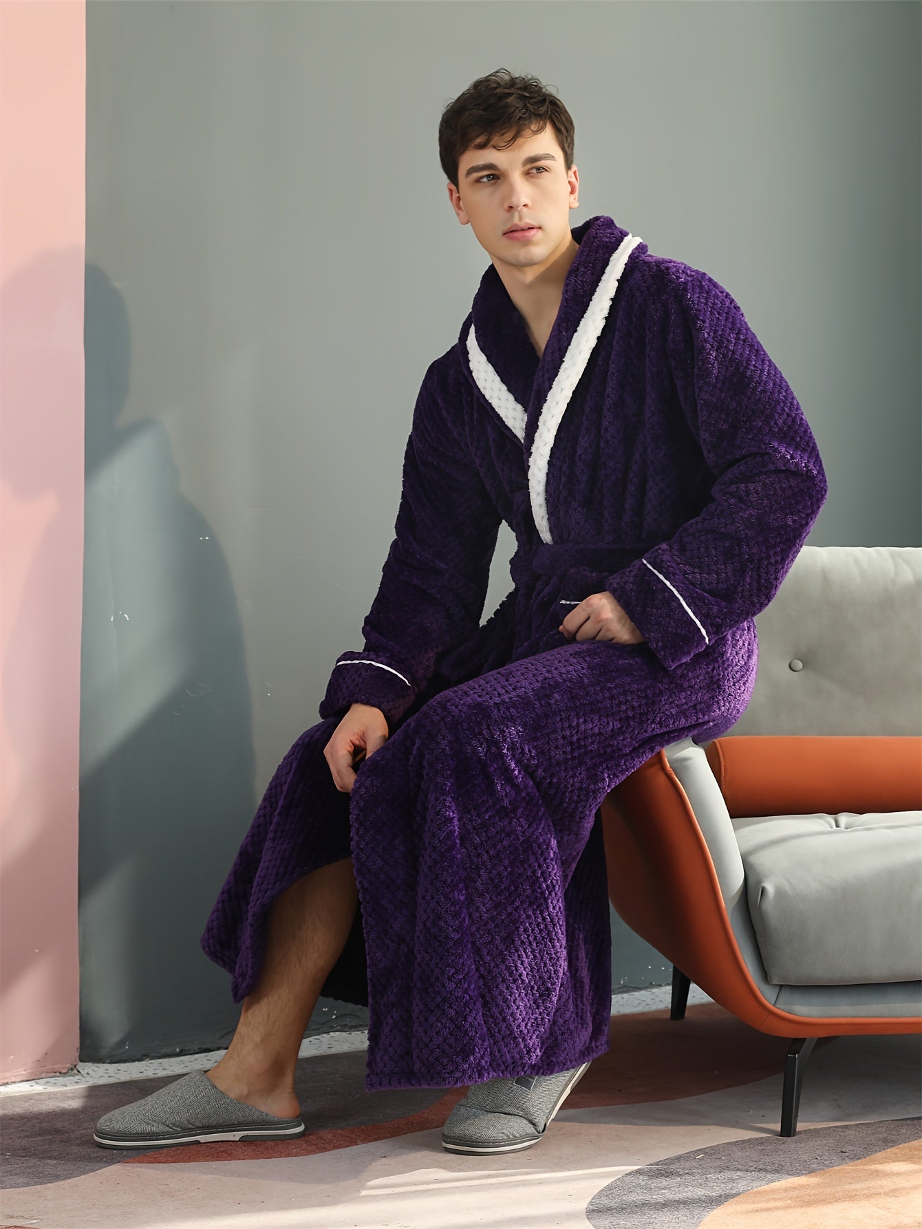 sophistiqué peignoir homme