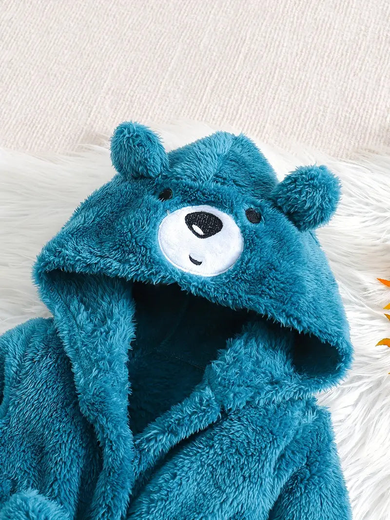peignoir bain enfant éponge