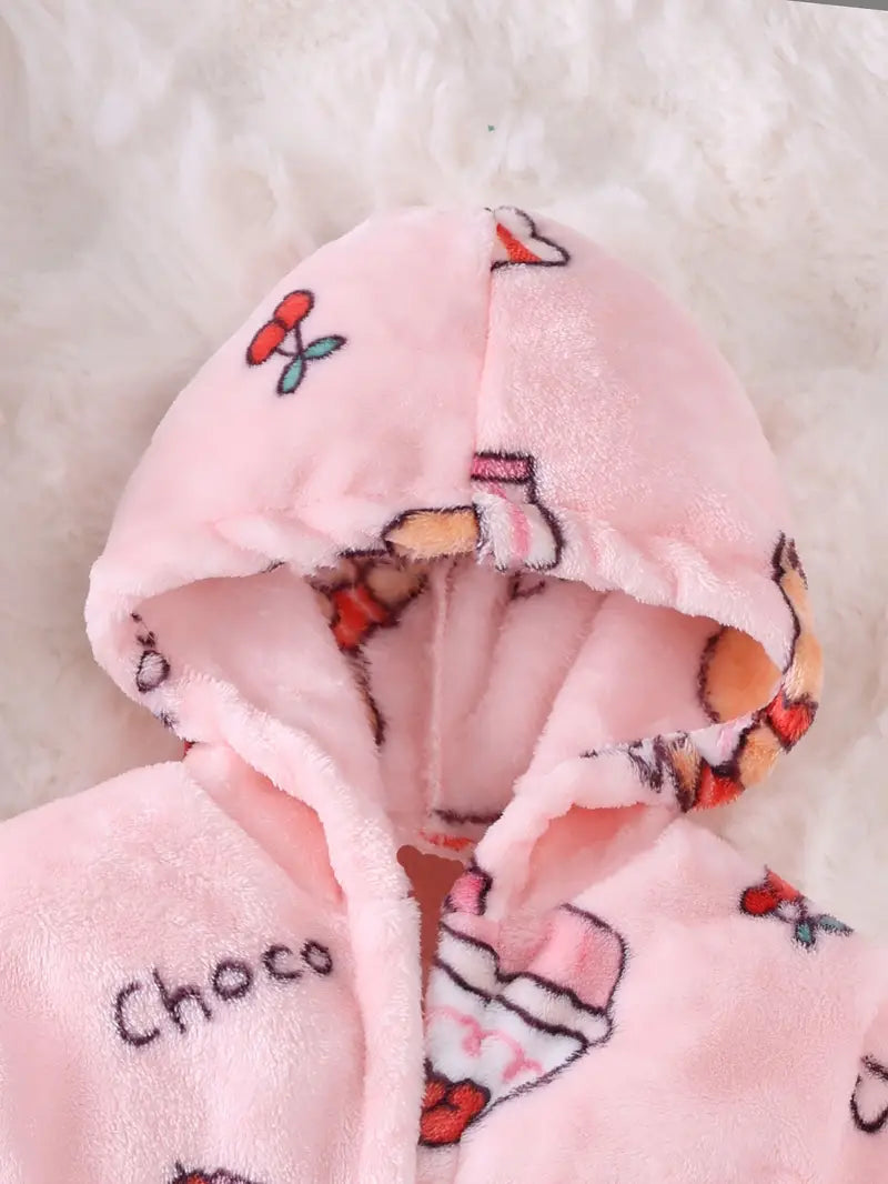 peignoir pour enfant thème gâteau