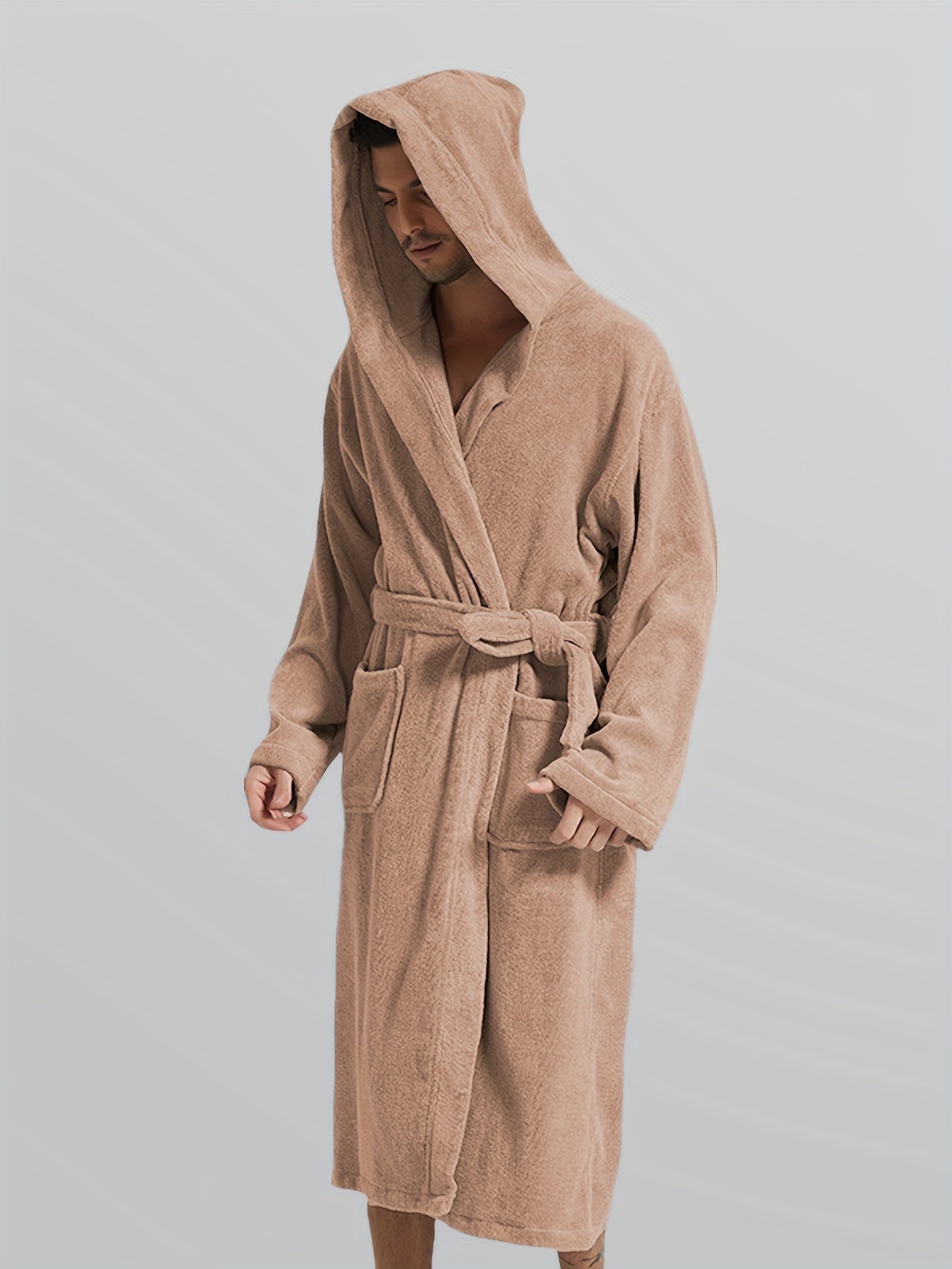 peignoir homme avec poches