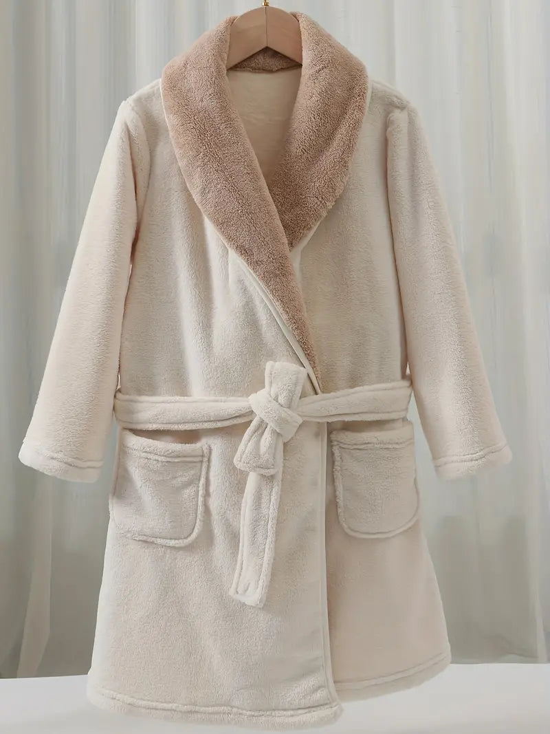 peignoir doux pour enfant