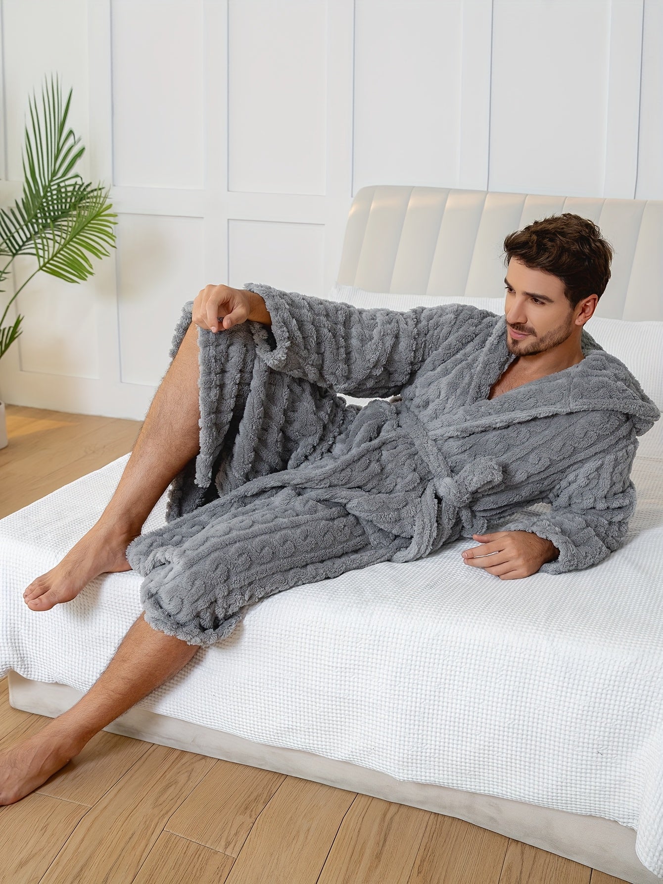 peignoir homme luxe