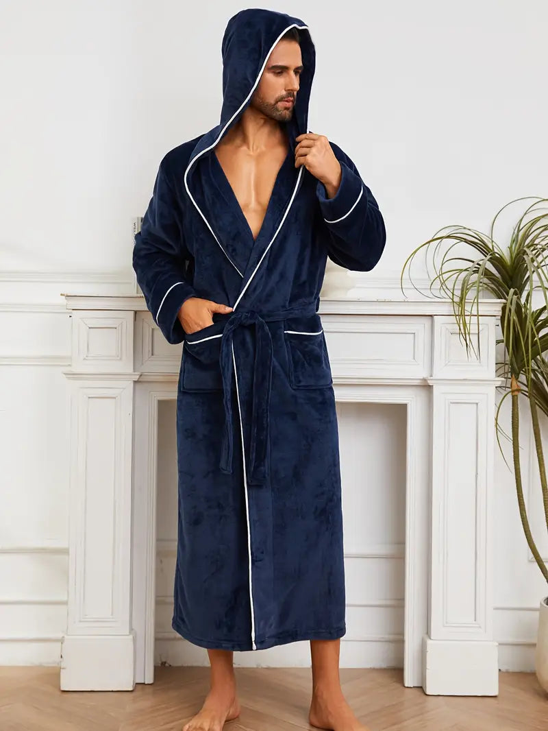 Peignoir polaire homme