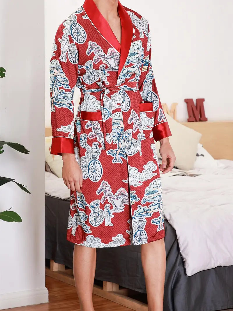 peignoir kimono bain