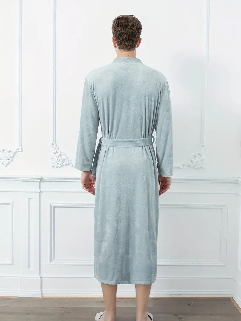 peignoir en coton naturel