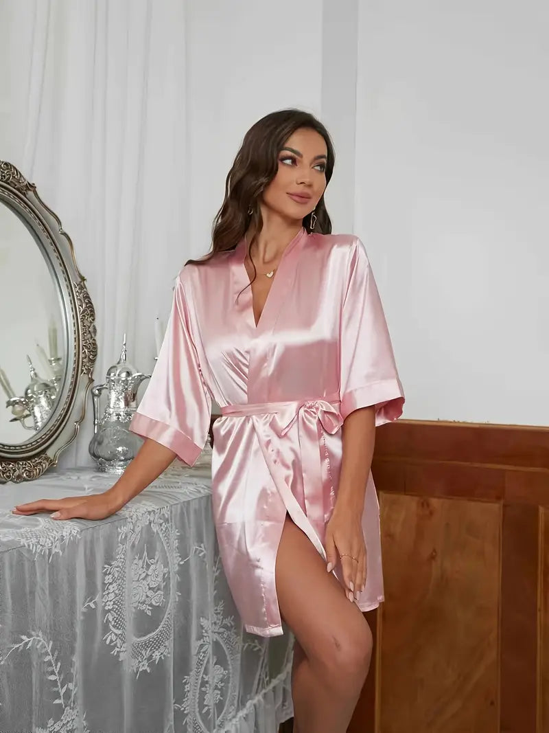 Kimono soyeux pour femme