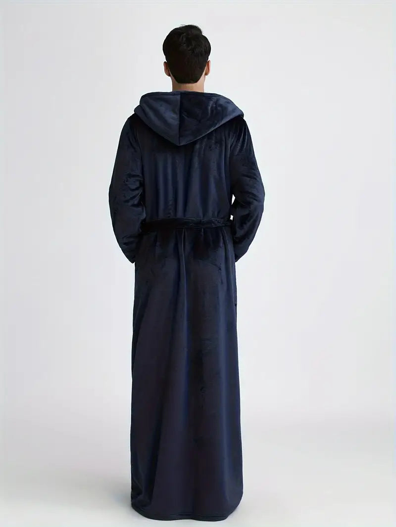 peignoir long en polaire doux