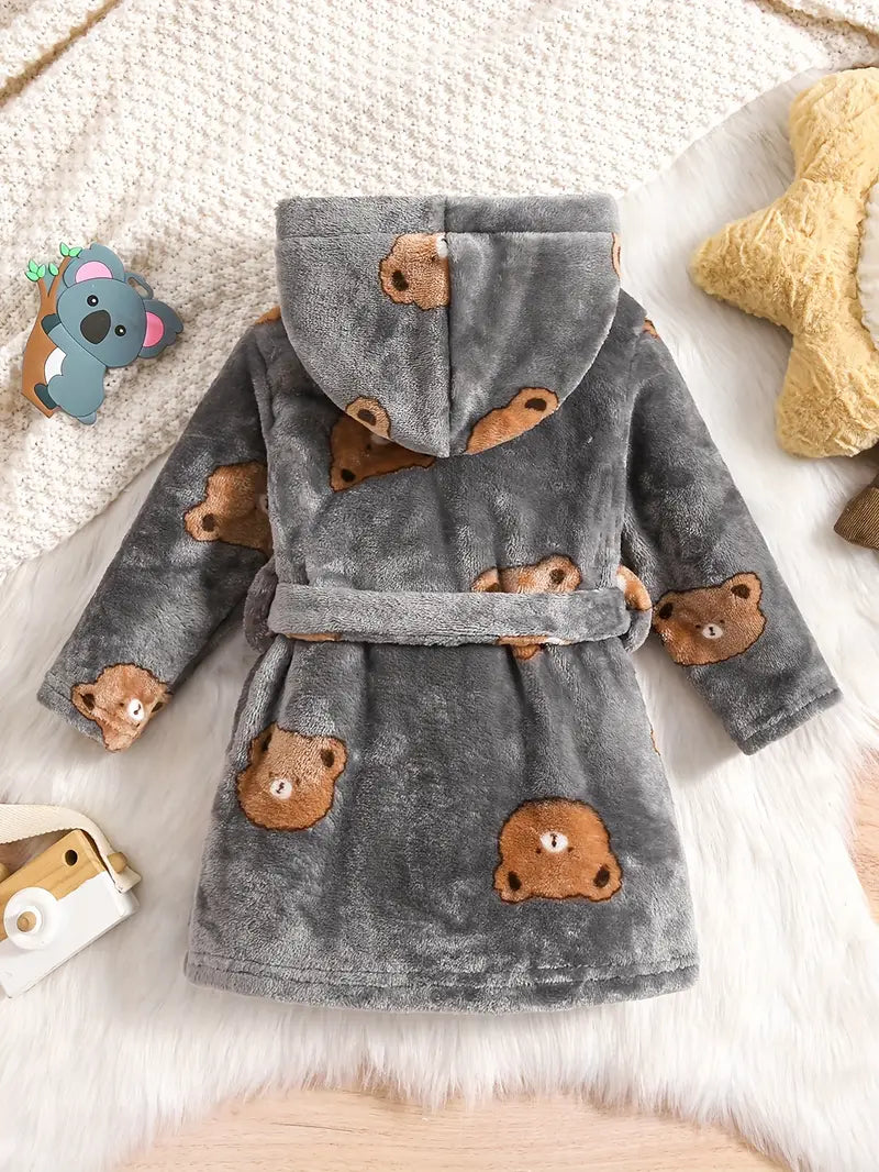 peignoir bébé ours polaire