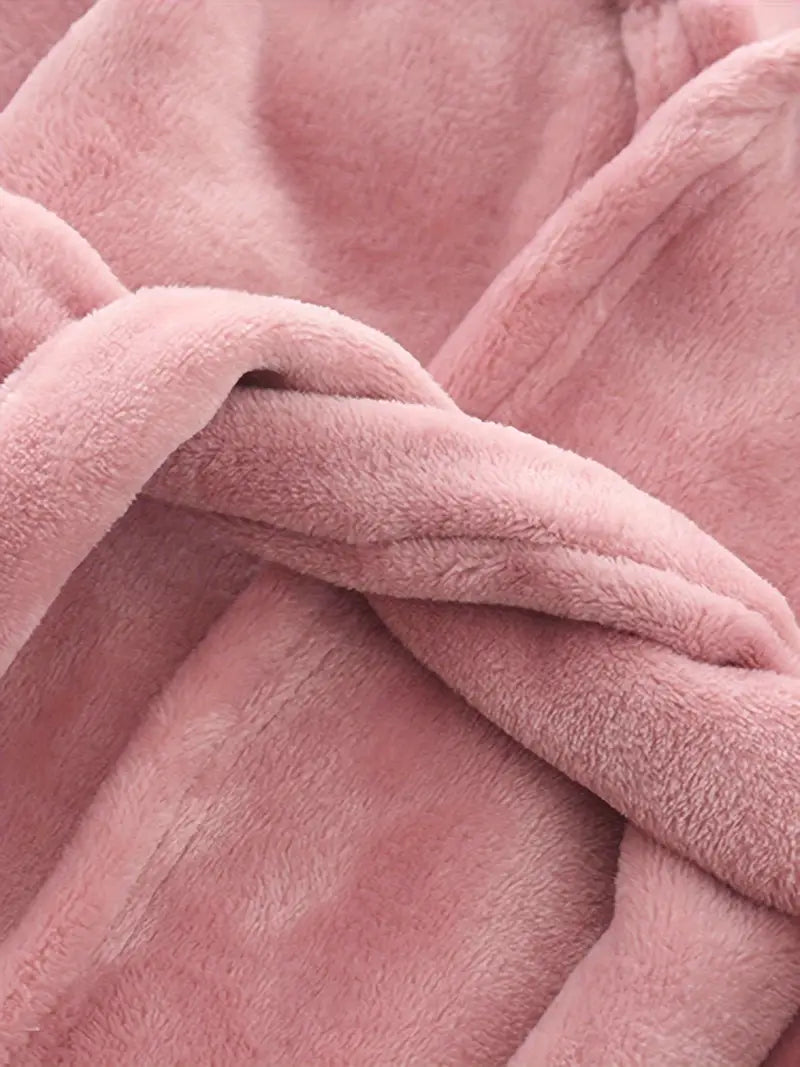 peignoir bain motif cerf
