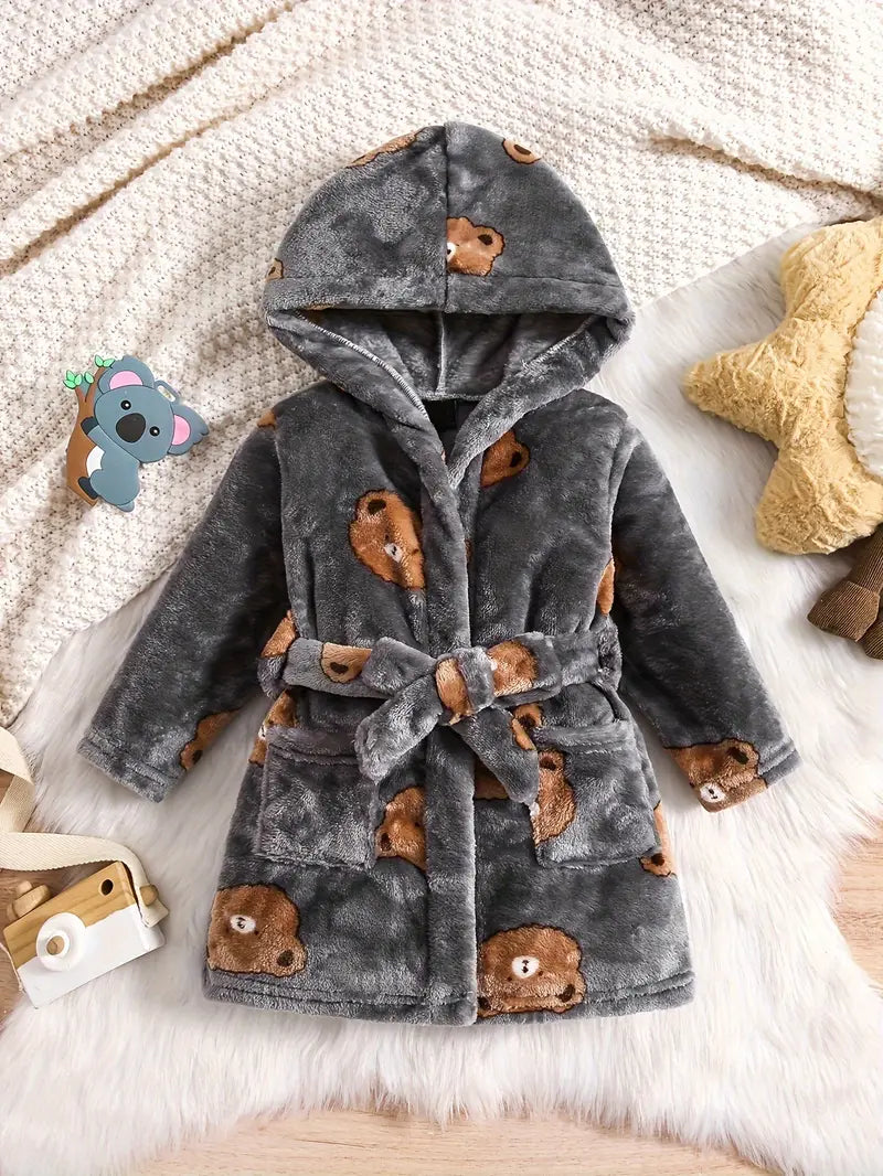 peignoir de bain enfant ourson