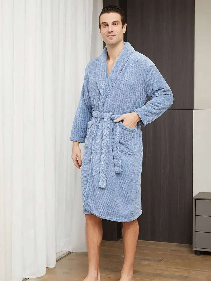 peignoir bain longue coupe