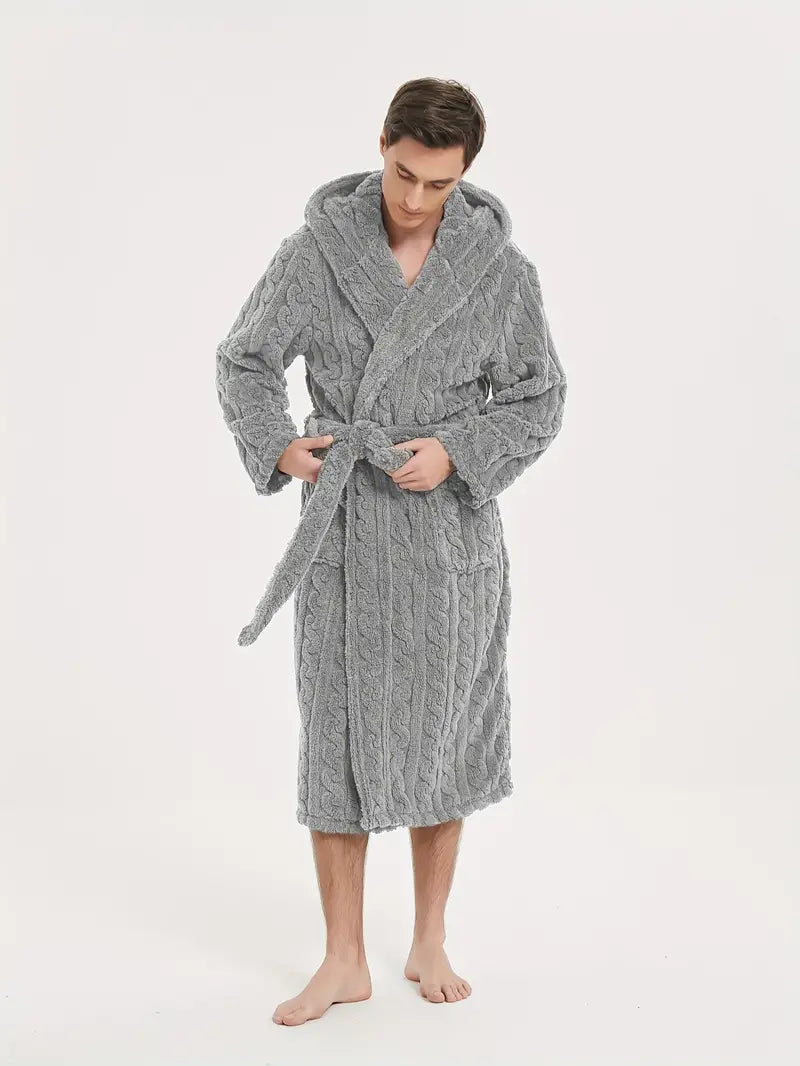 peignoir homme polaire