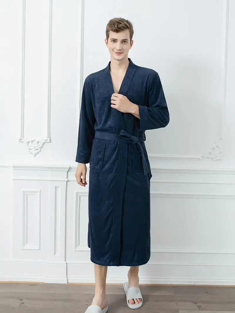 peignoir de bain en coton