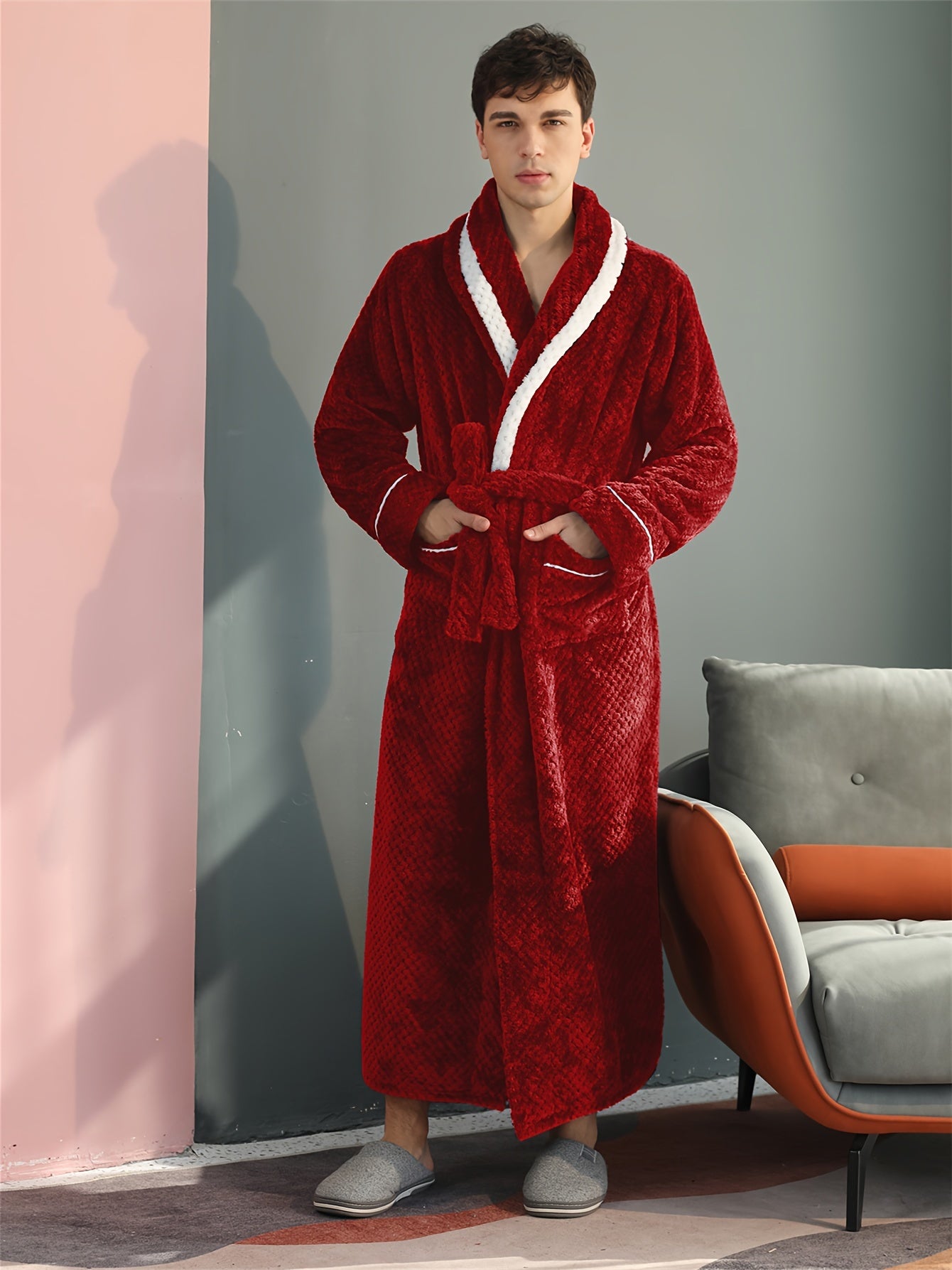 peignoir raffiné homme