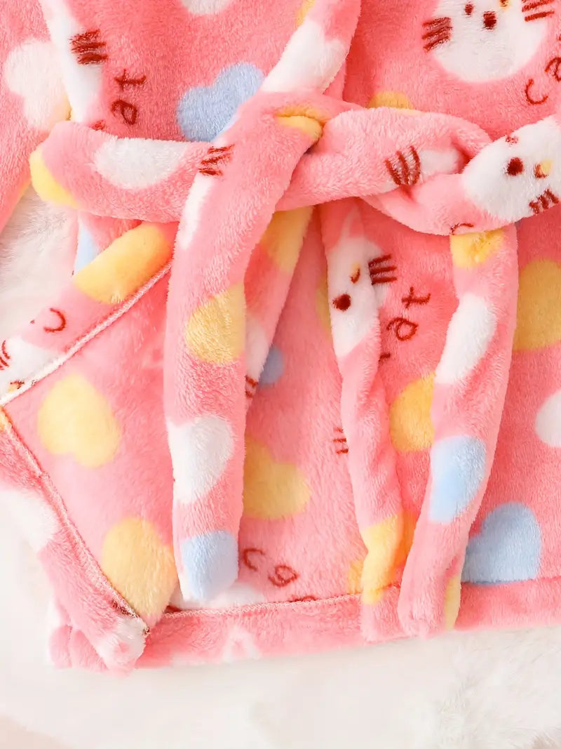 peignoir de bain pour enfant chaud