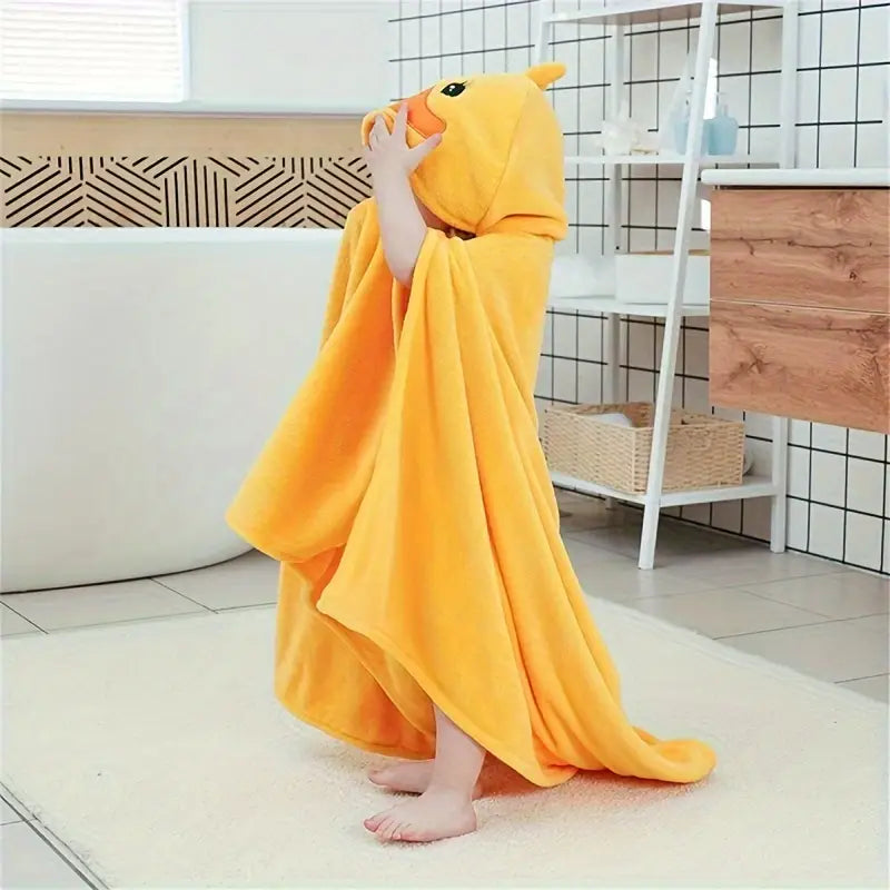 serviette bébé motif canard