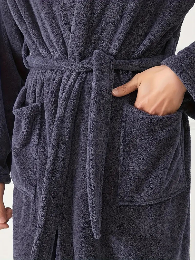 peignoir polaire homme