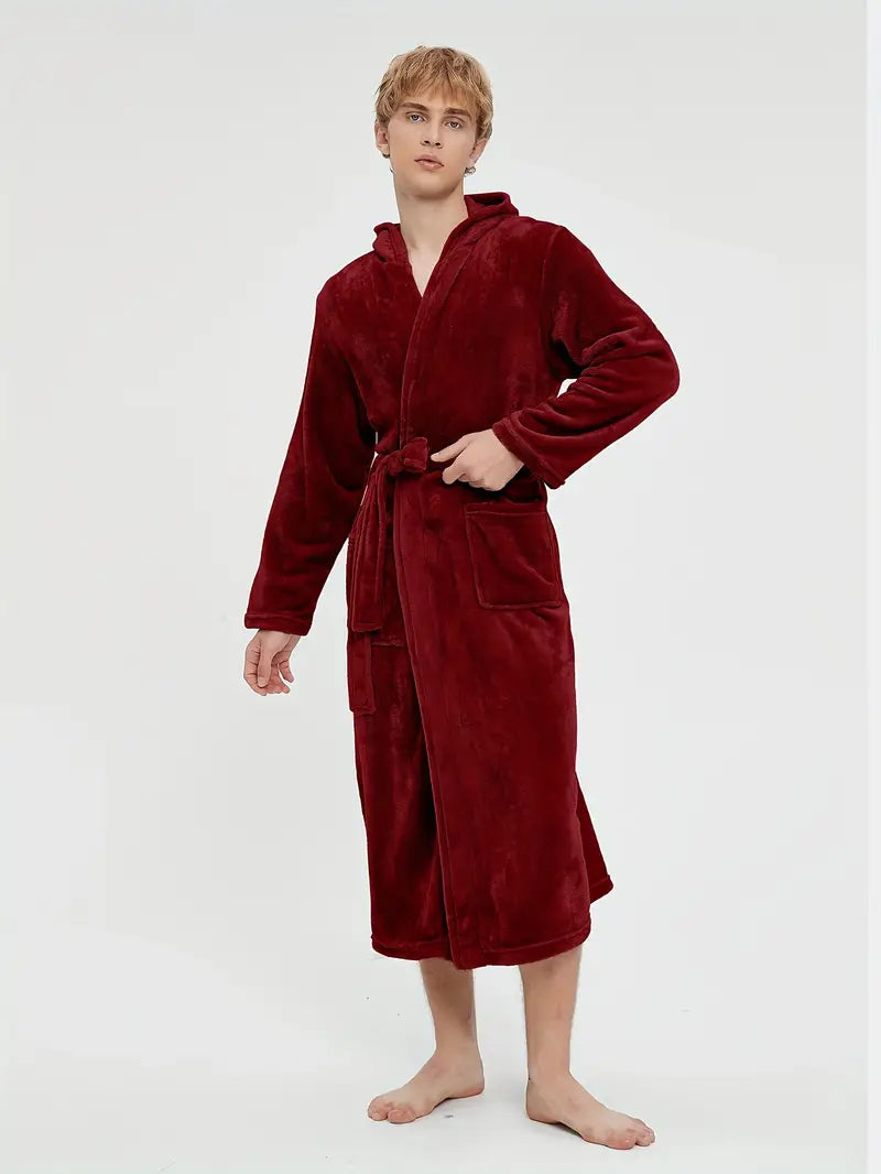 texture douce peignoir capuche