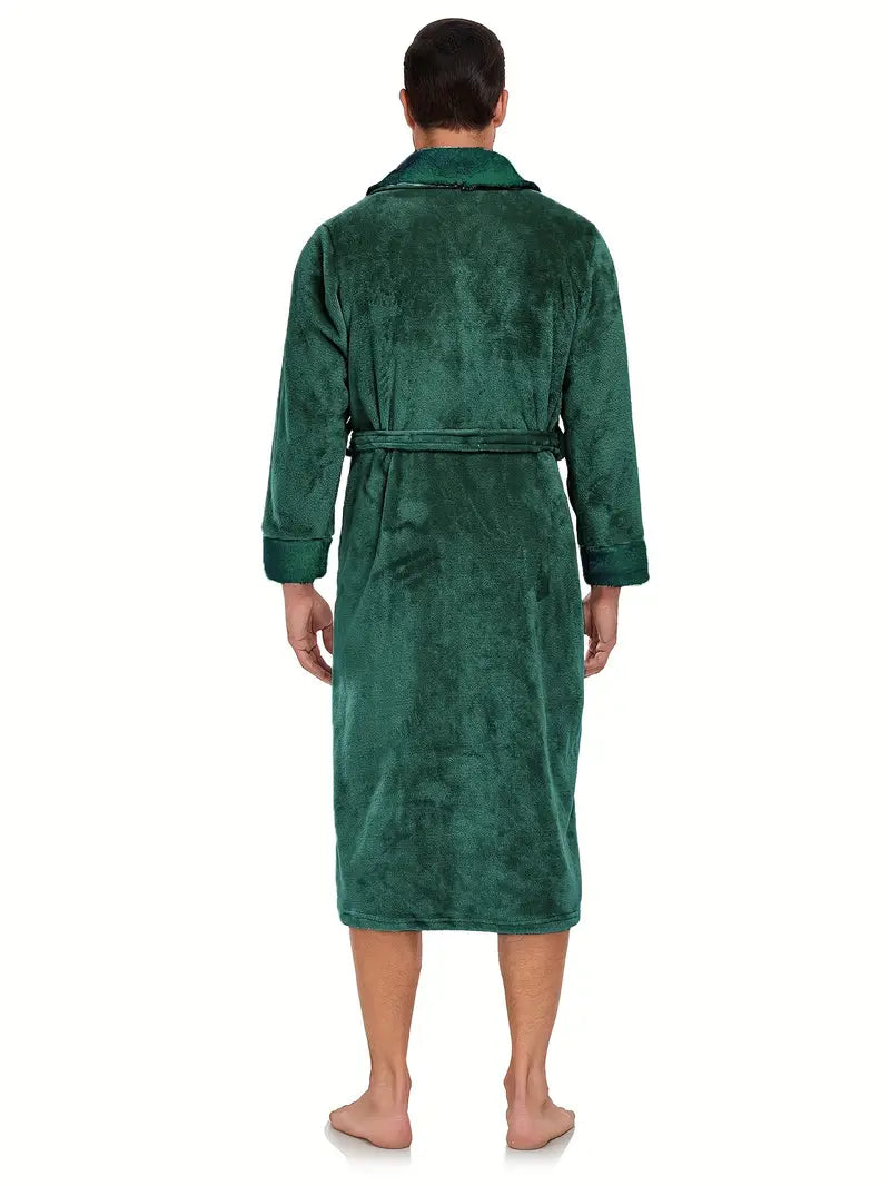peignoir vert pour homme