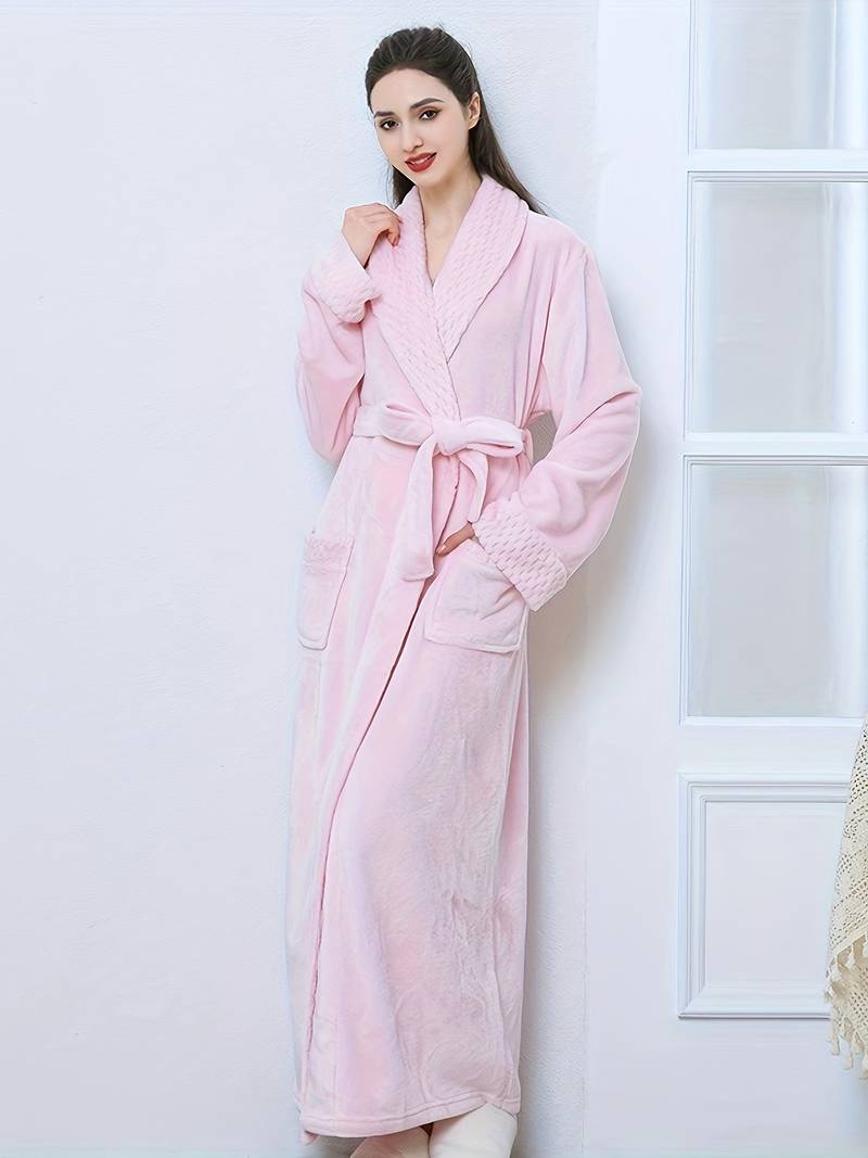 peignoir en coton doux