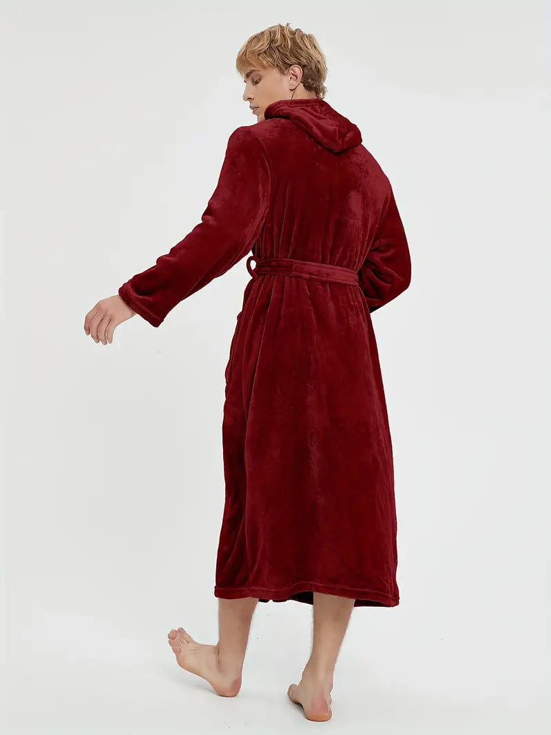 détail peignoir polaire