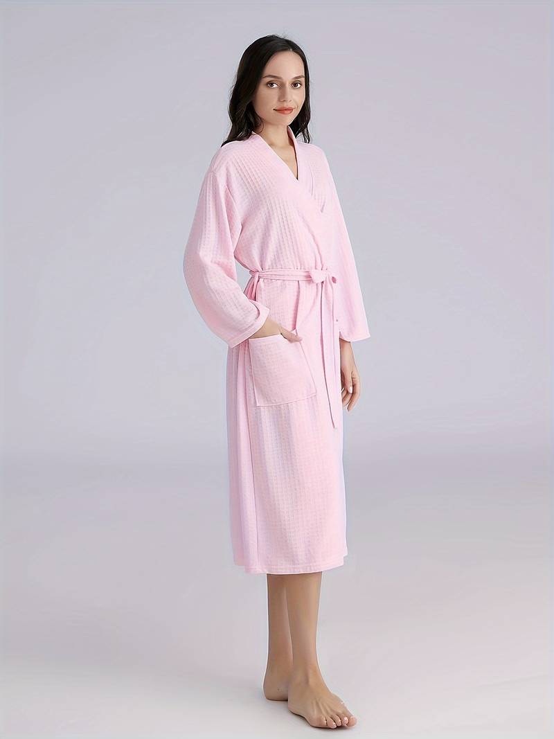 peignoir en coton doux