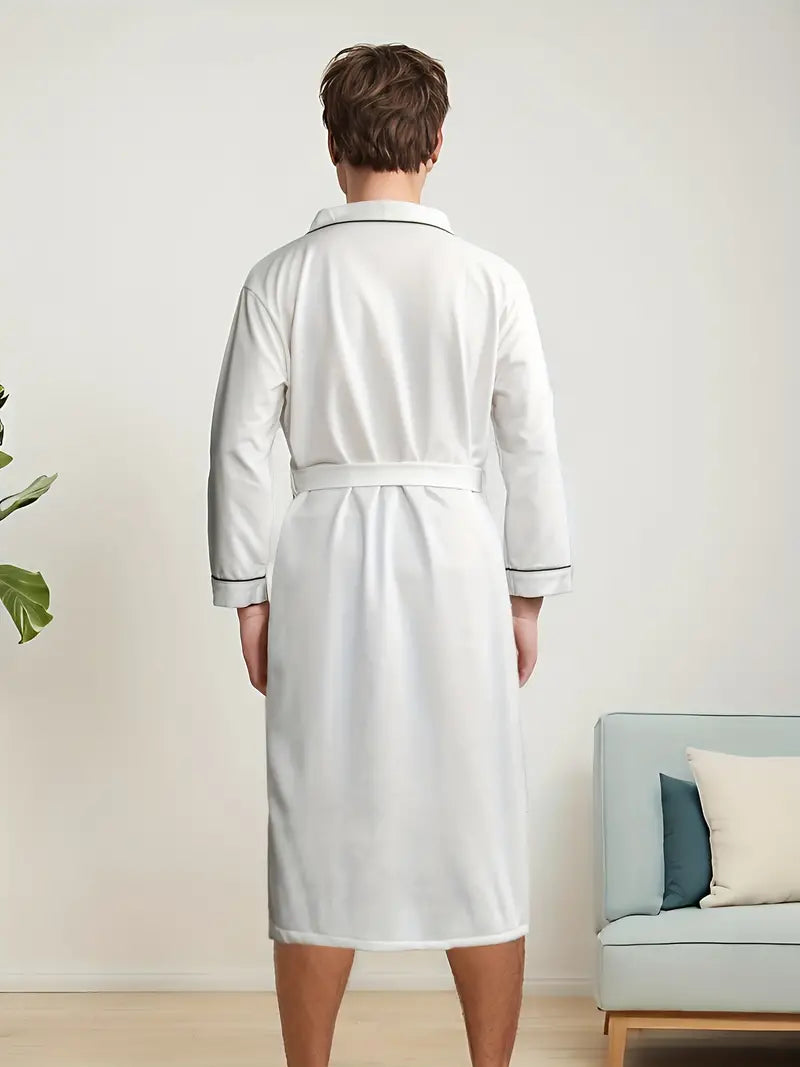 peignoir élégant en coton