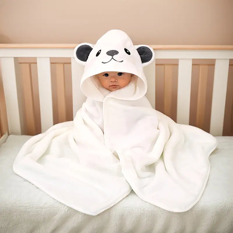 cape de bain panda bébé